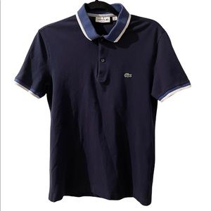 Lacoste Navy Blue Polo Shirt
